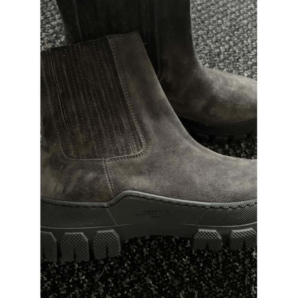 Max Mara Weekend Leather biker boots - image 5