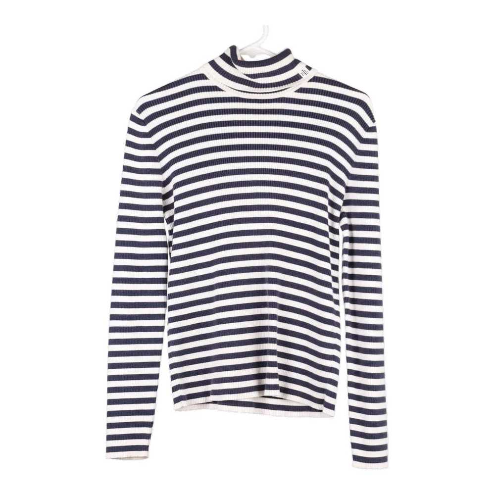 Ralph Lauren Striped Rollneck - Large White Cotton - image 1