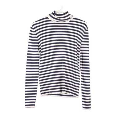 Ralph Lauren Striped Rollneck - Large White Cotton - image 1