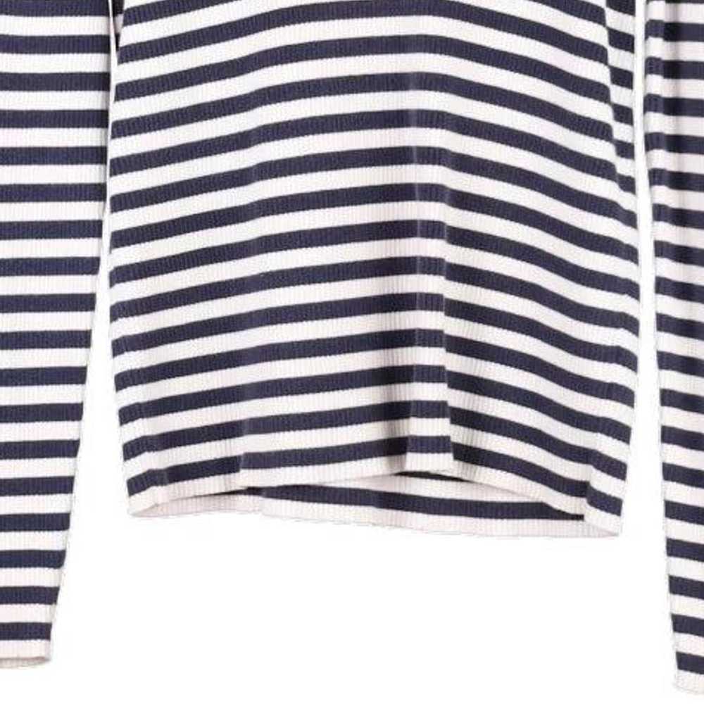 Ralph Lauren Striped Rollneck - Large White Cotton - image 4