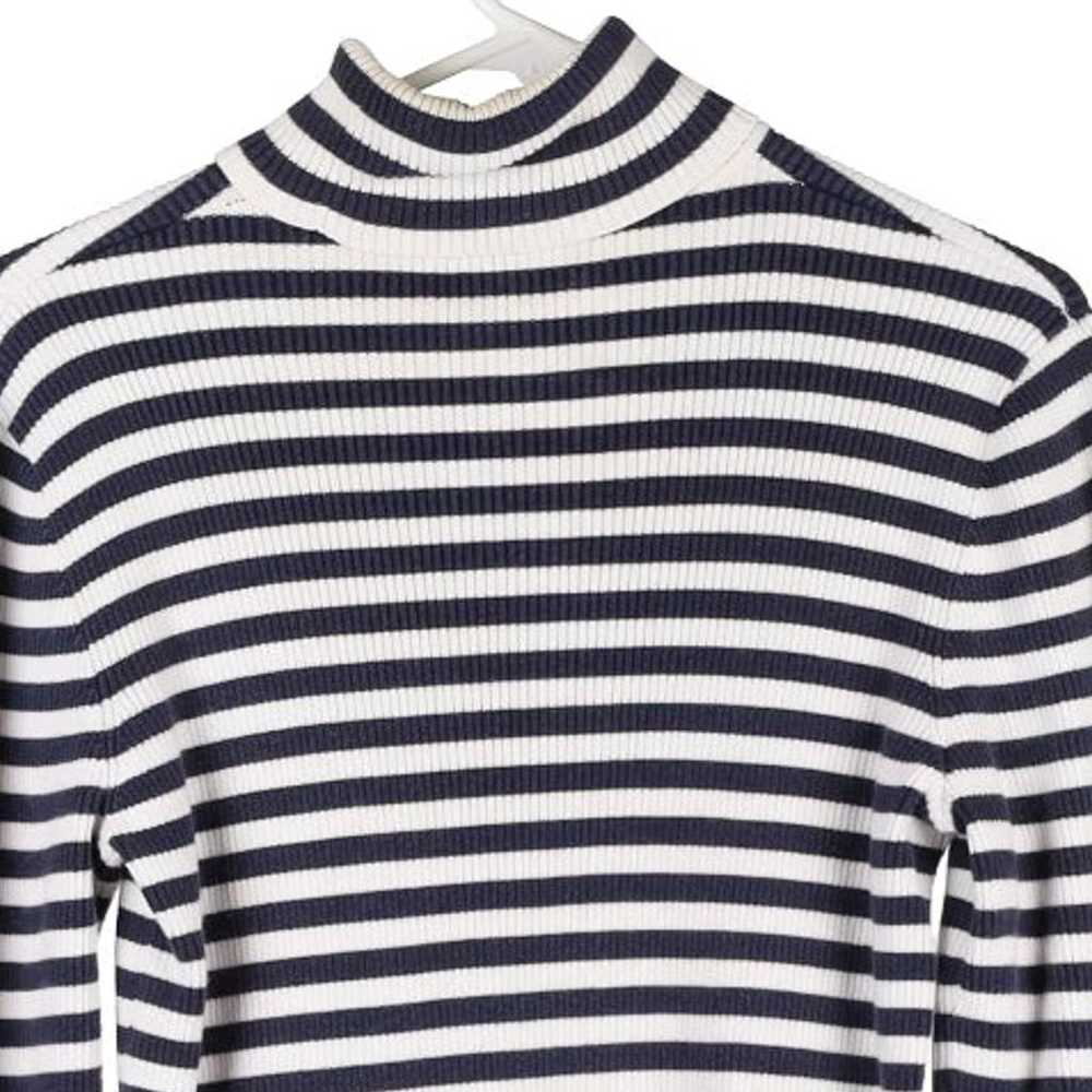 Ralph Lauren Striped Rollneck - Large White Cotton - image 5