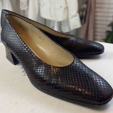 Etienne aigner snakeskin heels Gem