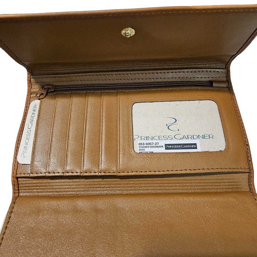 VINTAGE NWT Princess Gardner Wallet . Genuine lea… - image 2