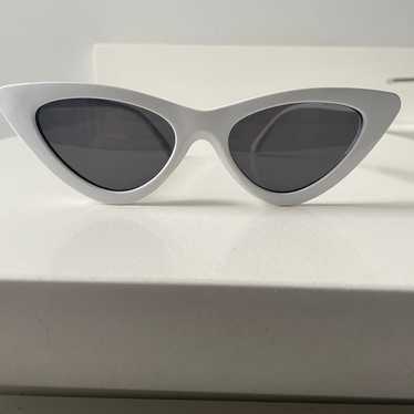 Off-White Cady: black square cut sunglasses with smoke lenses