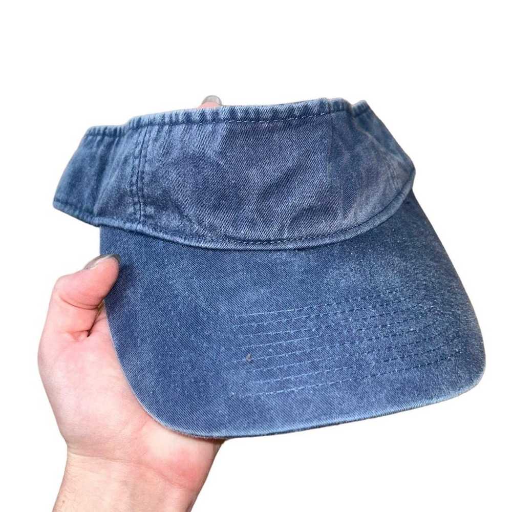 Vintage denim visor hat! - image 1
