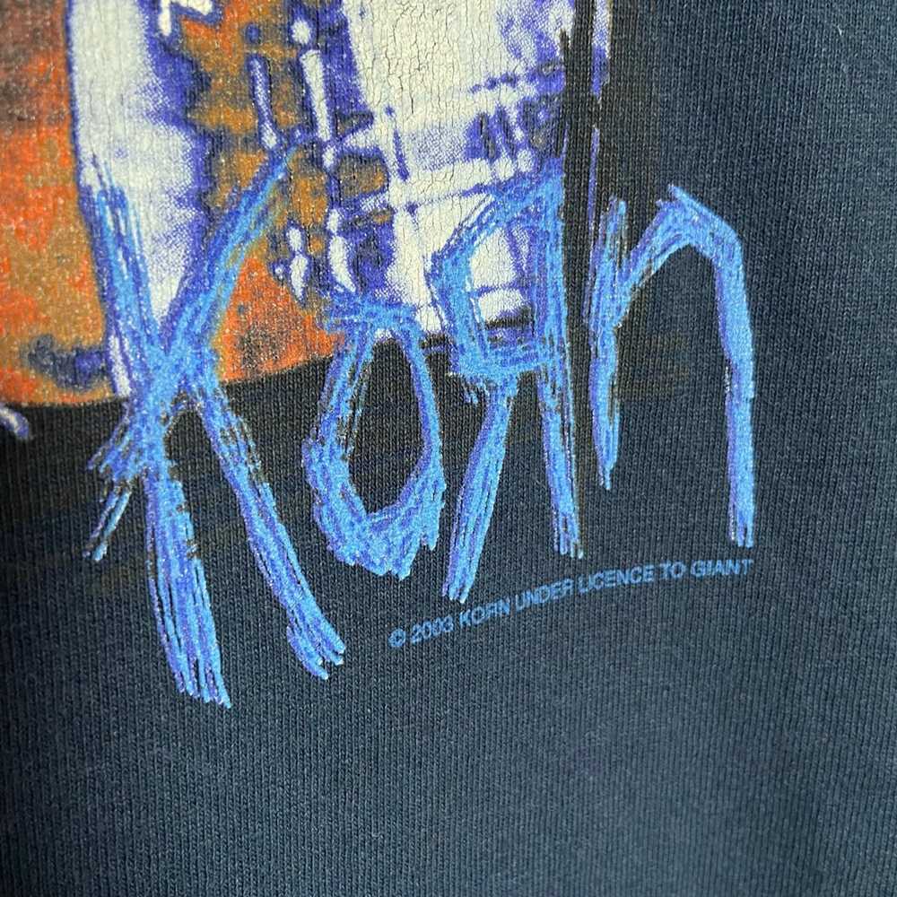 Band Tees × Rock Band × Vintage Vintage Y2K Korn … - image 3