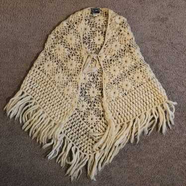 Vintage handmade nepal shawl - image 1