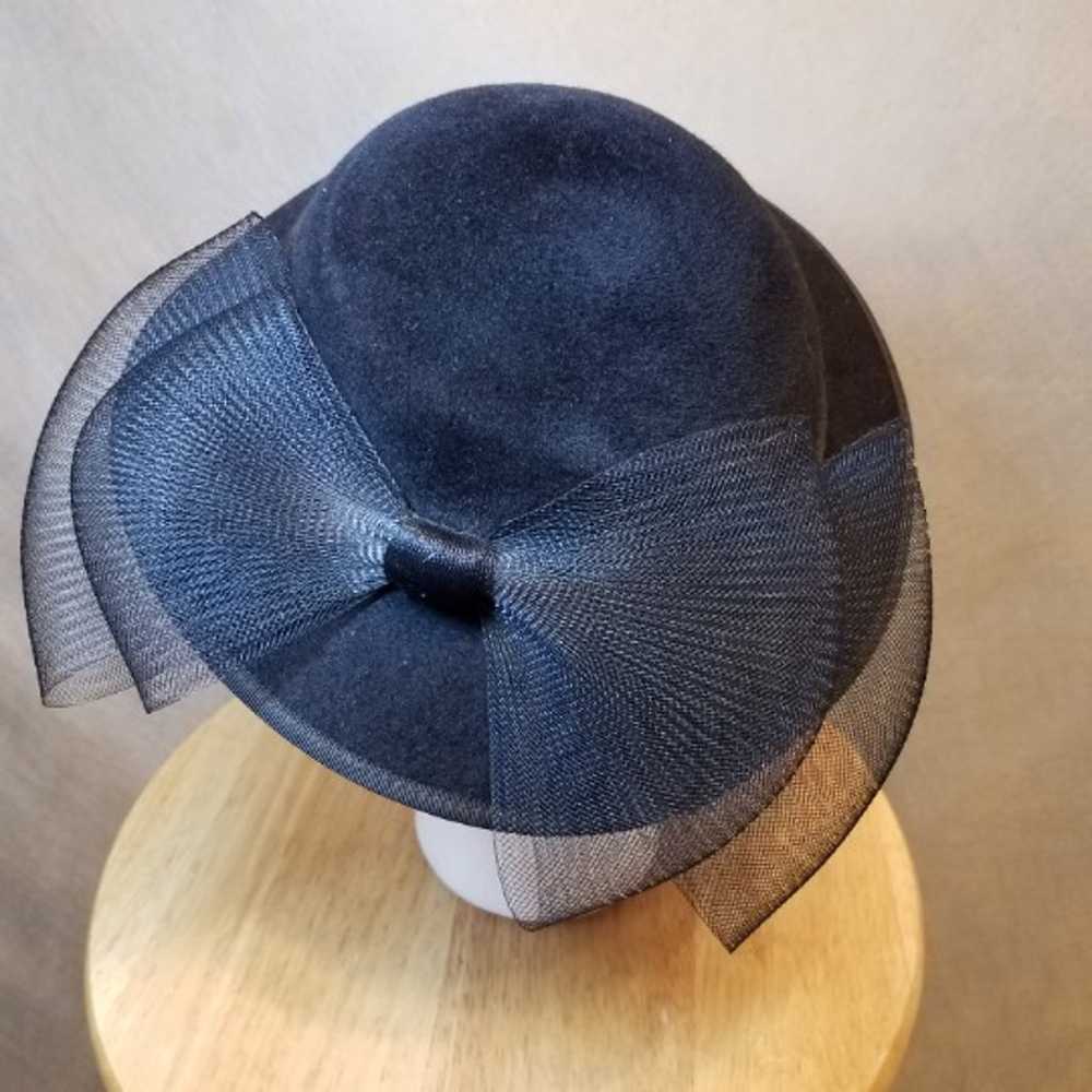 Vintage Saks Fifth Avenue Hat with Bow - image 3