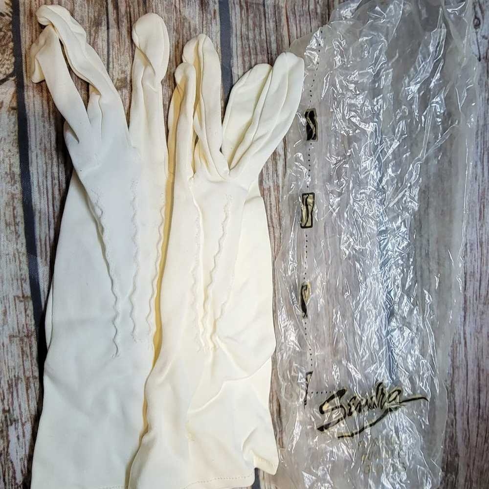 5 pair vintage ladies dress gloves xs - image 2