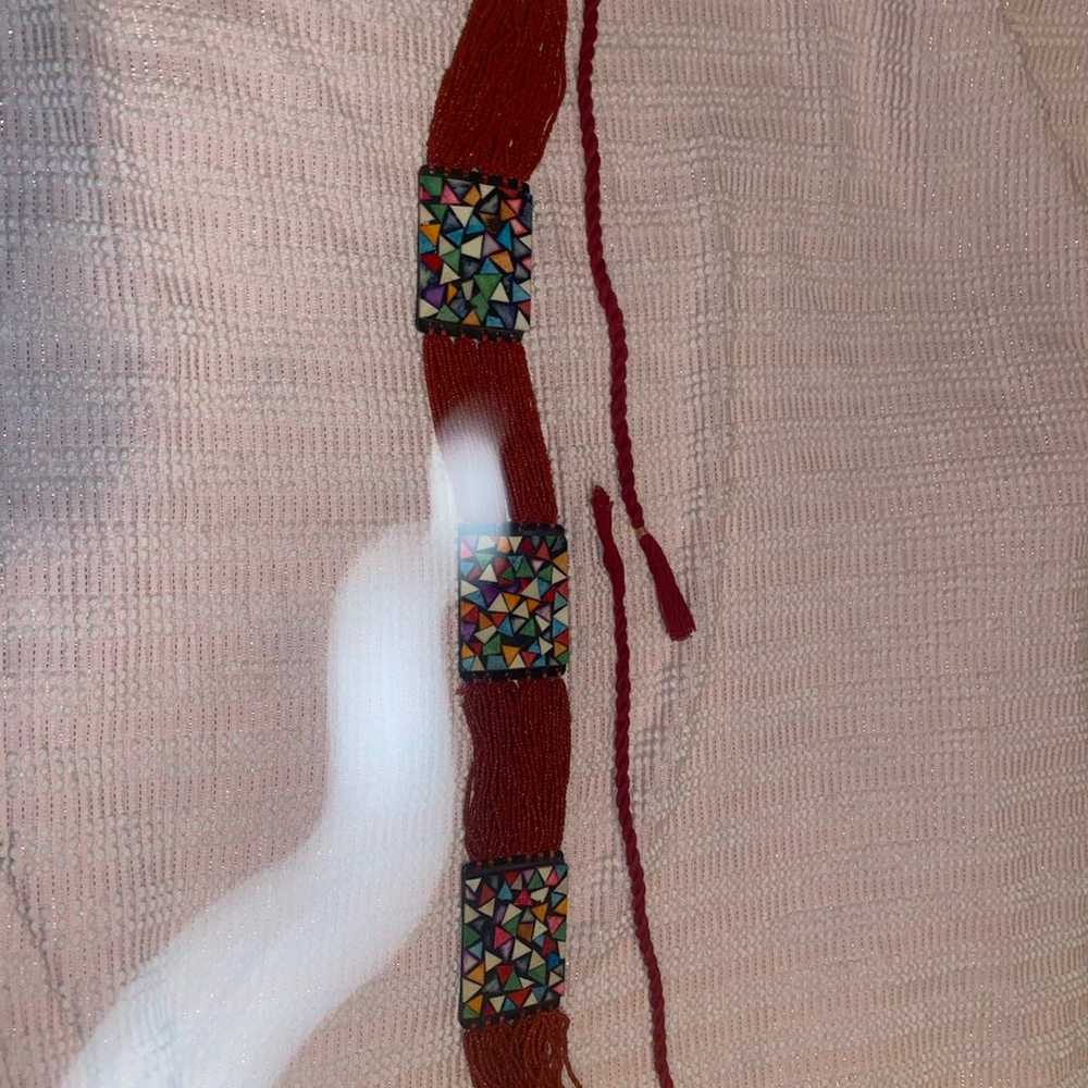 Vintage beaded belt - image 2