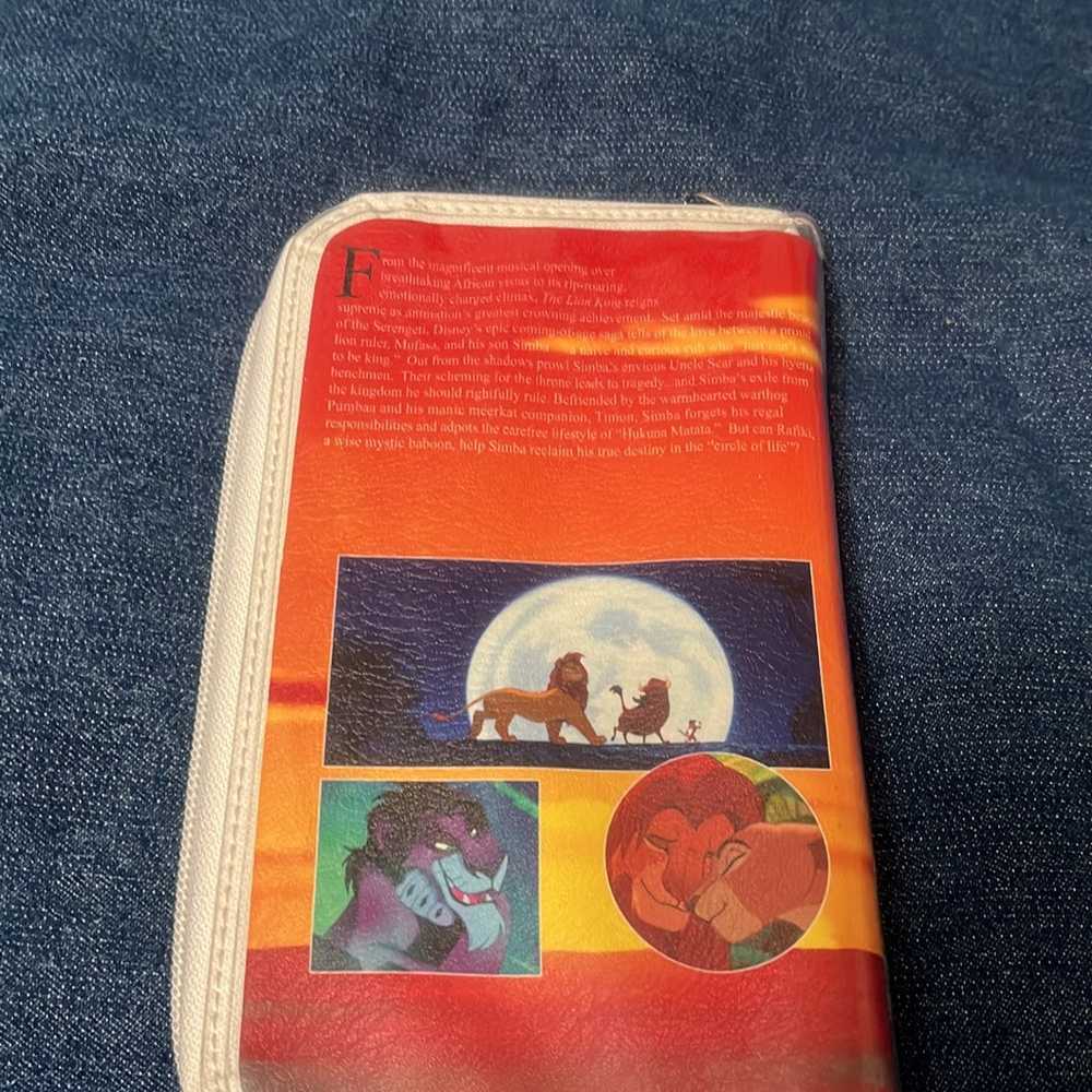 Vintage The Lion King VHS Wallet/Clutch - image 2