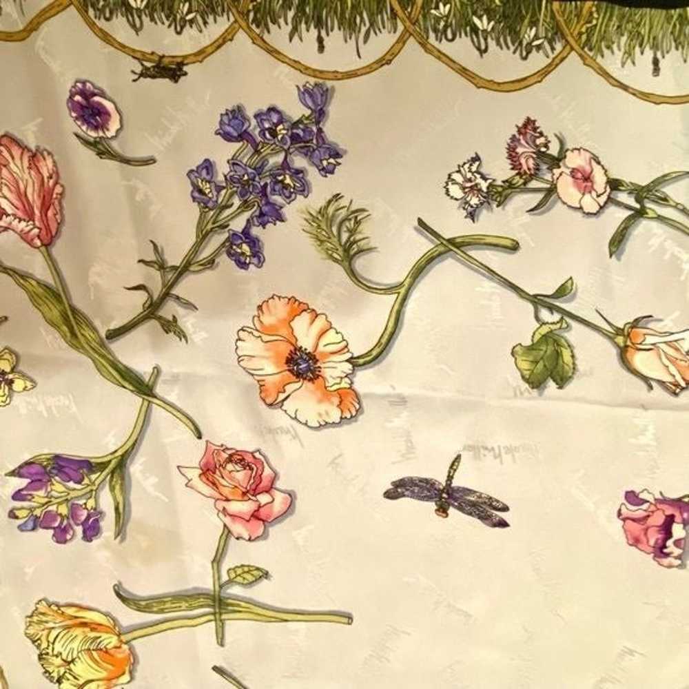NICOLE MILLER Vintage 1997 100% silk satin floral… - image 4