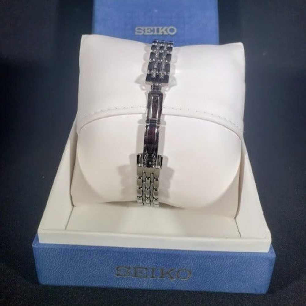 Unused Pearl Faced Seiko Watch - image 2