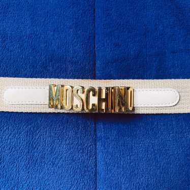 Vintage Moschino Logo Belt