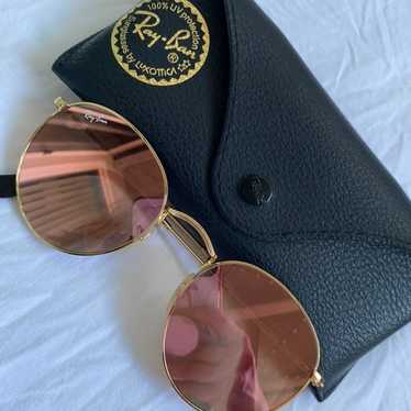 Ray-Ban Bronze-Copper Metal Sunglasses - image 1