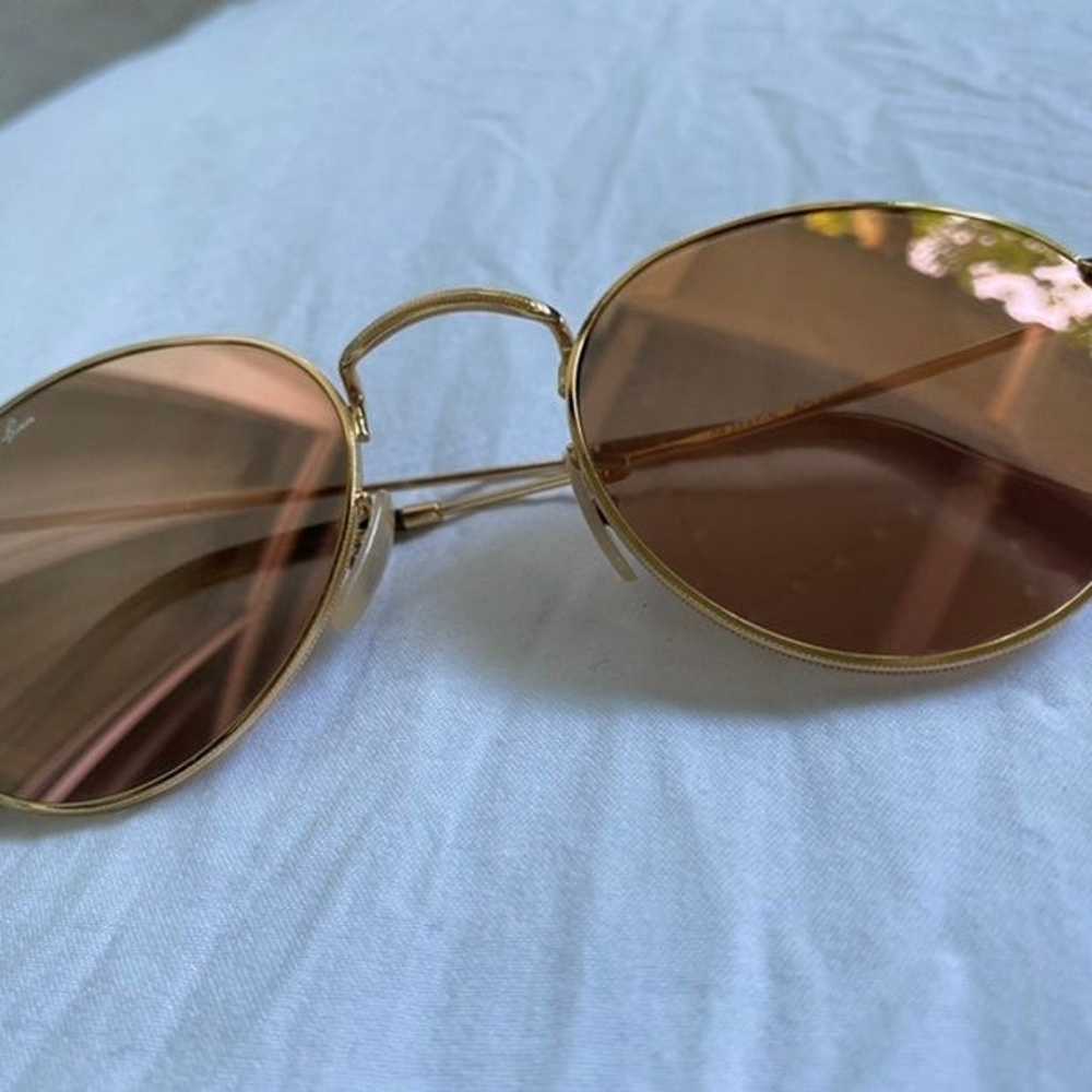 Ray-Ban Bronze-Copper Metal Sunglasses - image 5