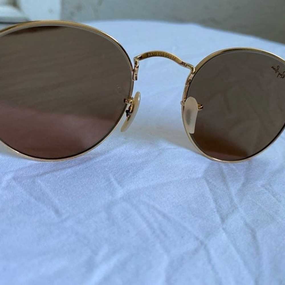 Ray-Ban Bronze-Copper Metal Sunglasses - image 6