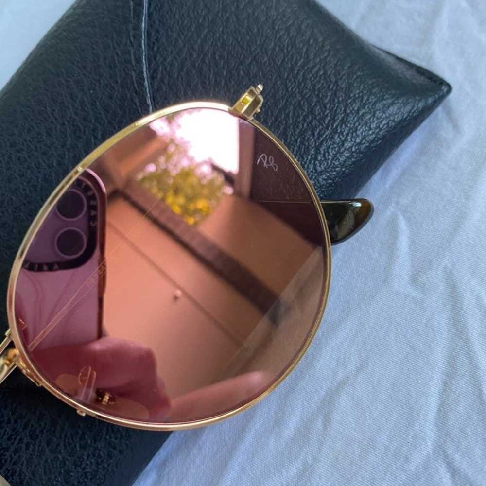 Ray-Ban Bronze-Copper Metal Sunglasses - image 8