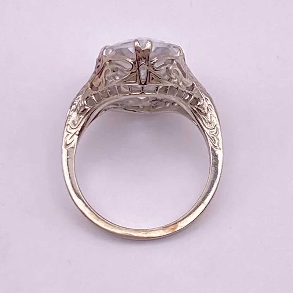Fabulous Goshenite Beryl Solitaire Ring 5.25 Cara… - image 6