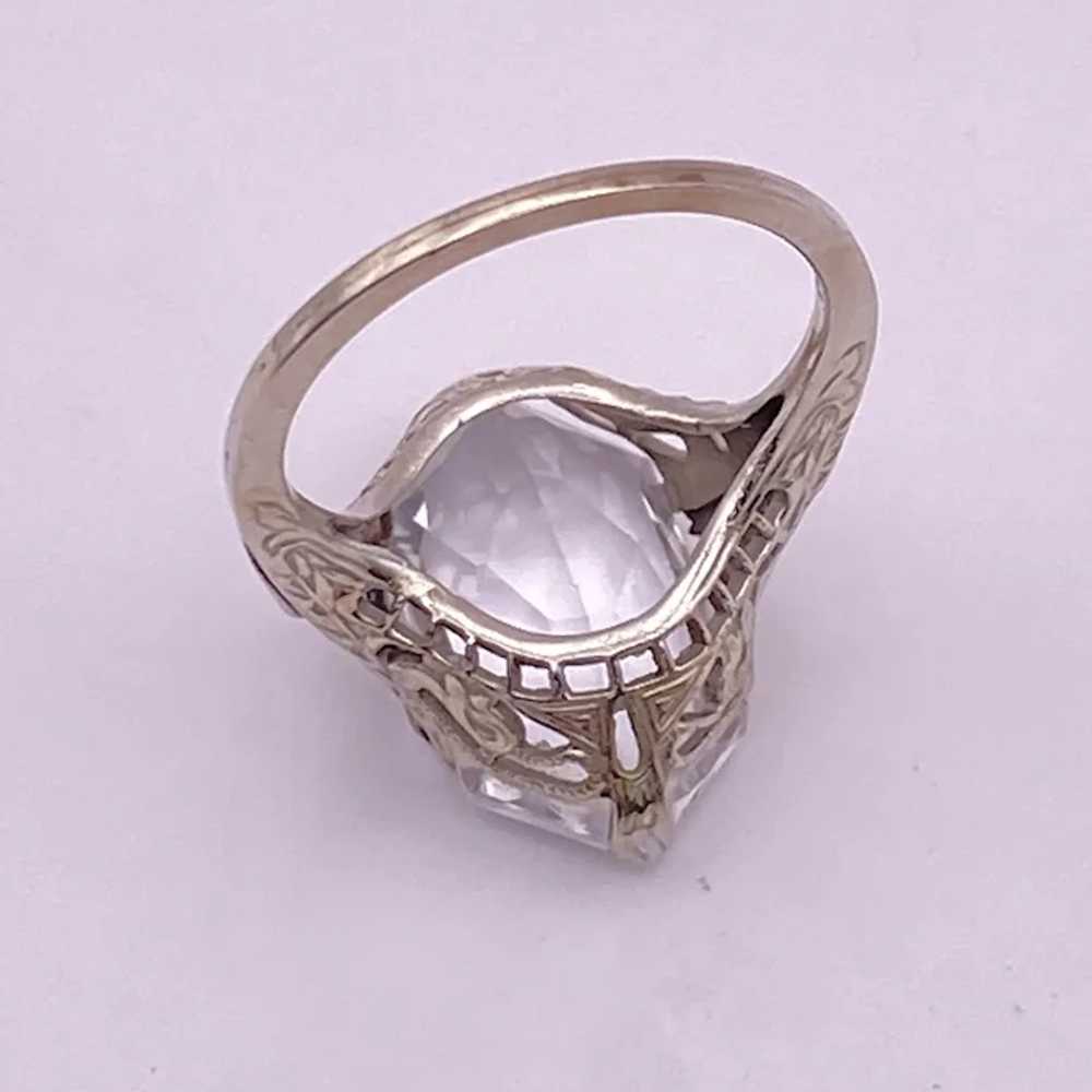 Fabulous Goshenite Beryl Solitaire Ring 5.25 Cara… - image 7