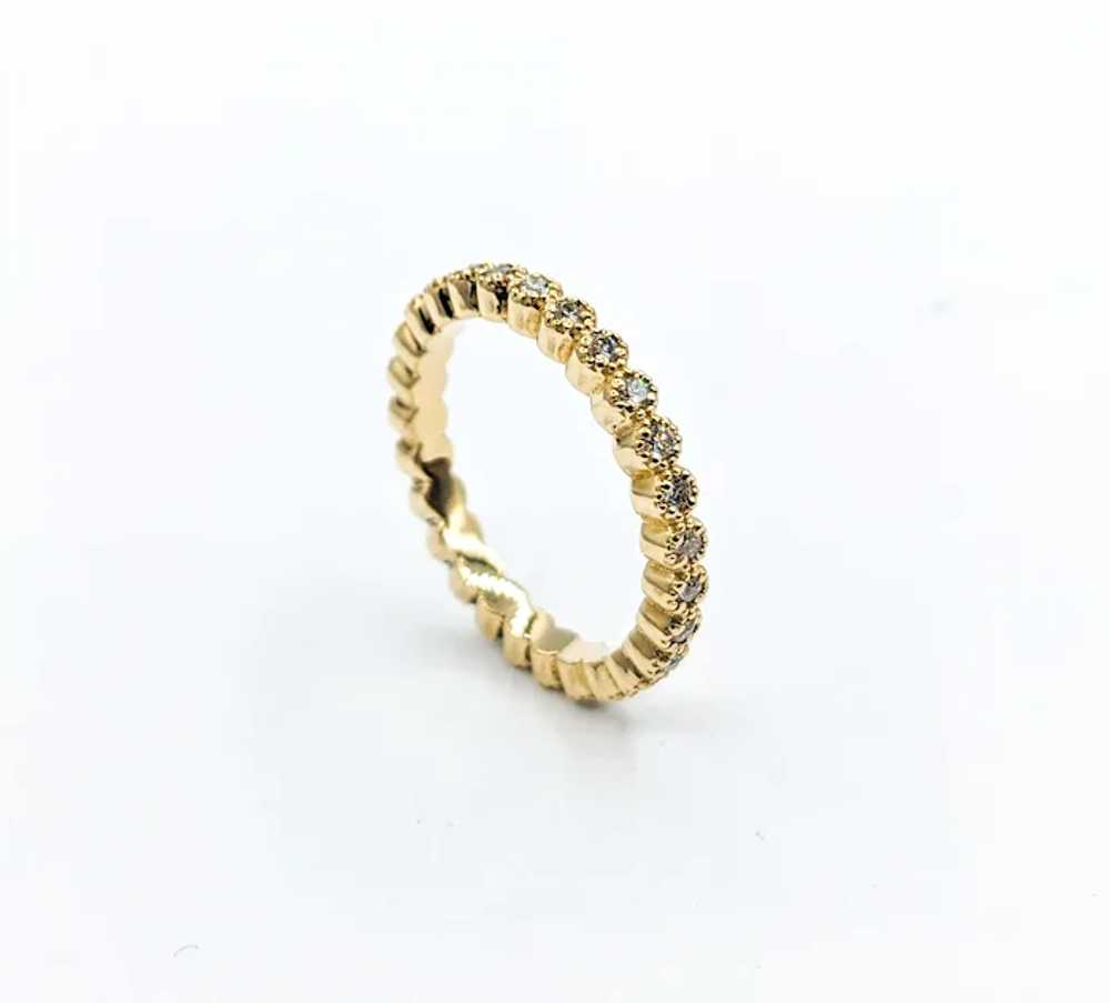 Diamond Eternity Ring Yellow Gold - image 3