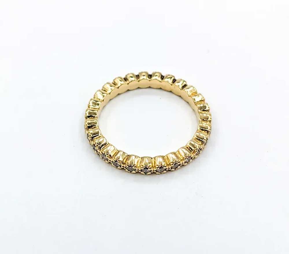 Diamond Eternity Ring Yellow Gold - image 4
