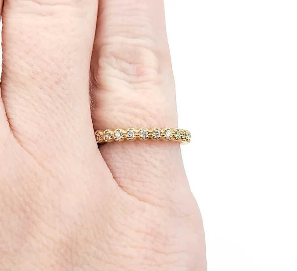 Diamond Eternity Ring Yellow Gold - image 7