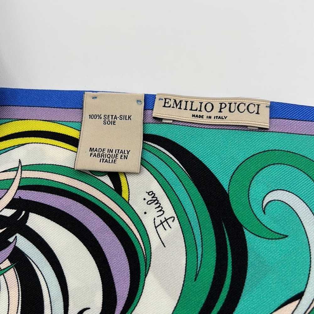 Emilio Pucci Vintage Silk Scarf - image 5