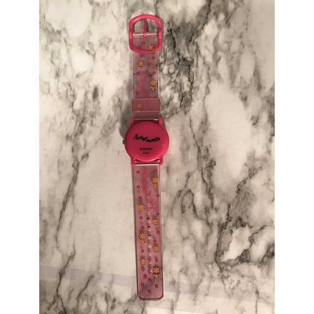 Vintage Disney Watch Aristocats Pink Wrist Watch … - image 4