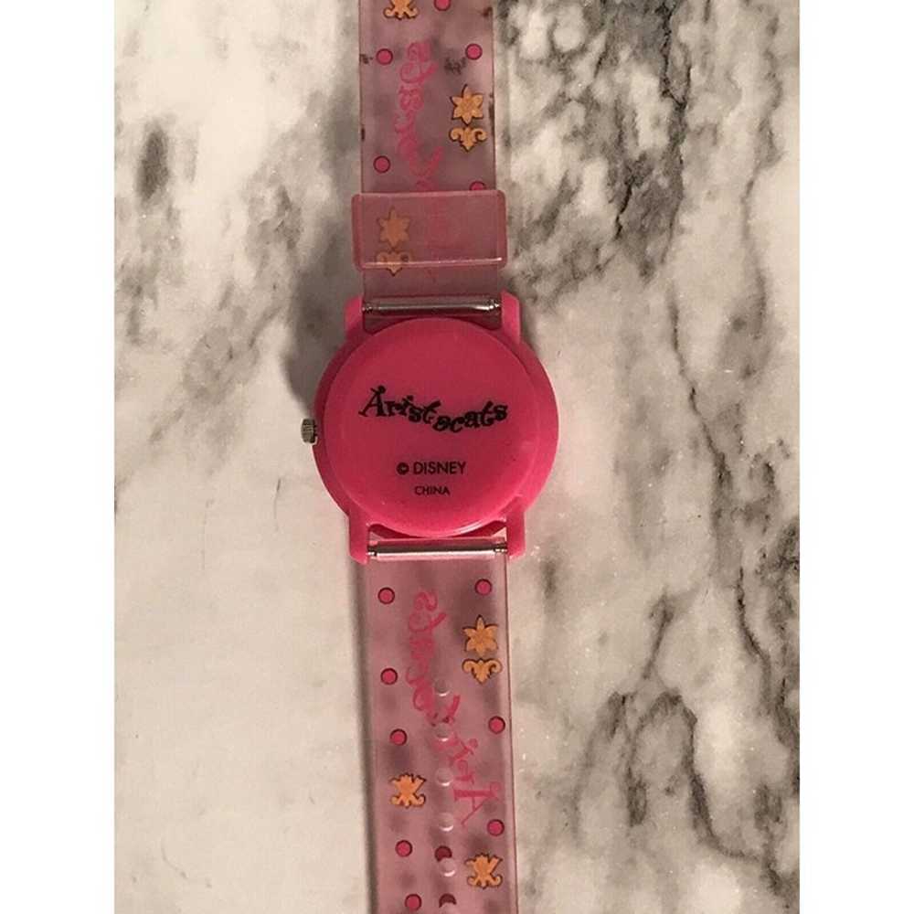 Vintage Disney Watch Aristocats Pink Wrist Watch … - image 5