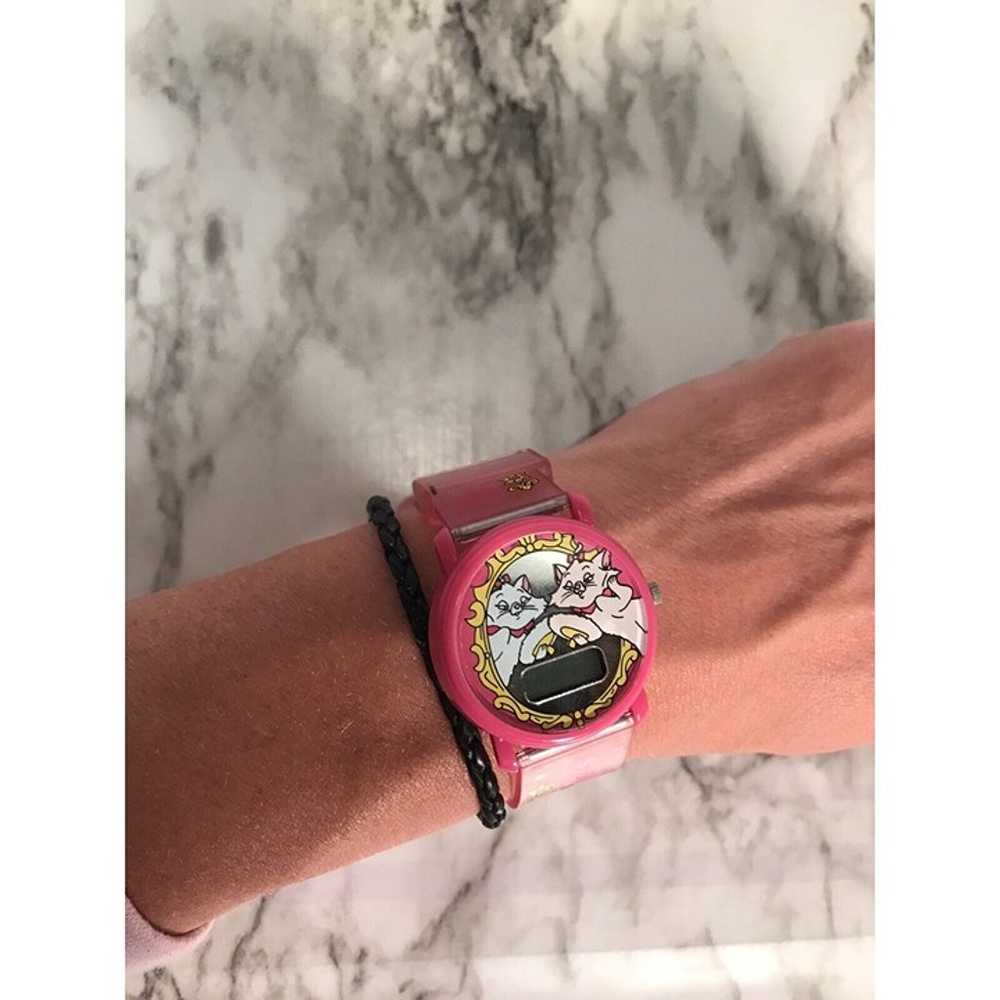 Vintage Disney Watch Aristocats Pink Wrist Watch … - image 6