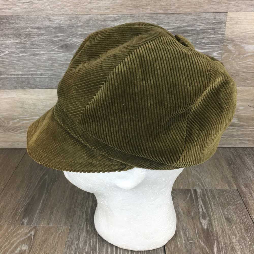 Beresford Unisex Size 22 Corduroy Hat Olive Green… - image 2