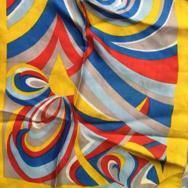 Vintage Psychedelic Rectangle Scarf - image 1