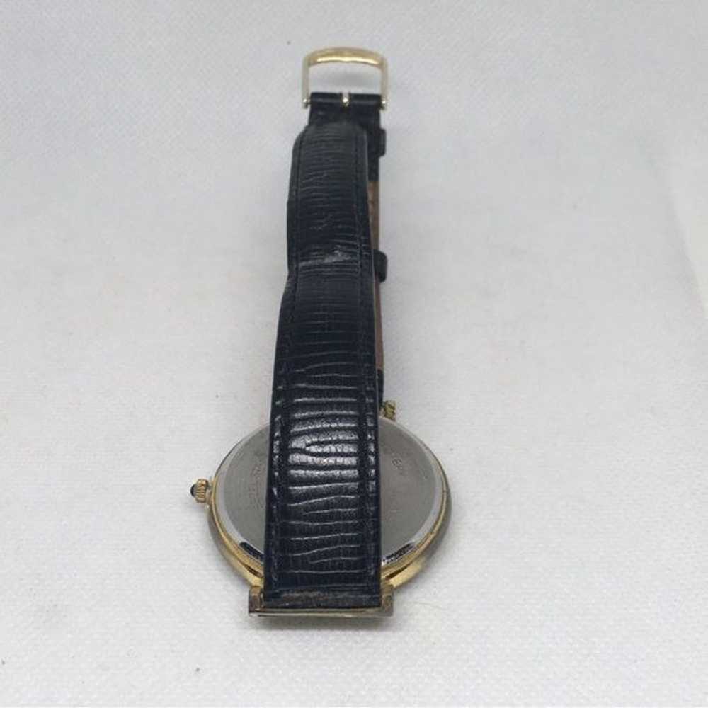 Vintage Kathy Ireland Watch, Prism Glass, Leather… - image 3