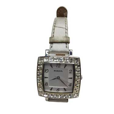 vintage womans f-2 fossil es-143 stainless steel … - image 1