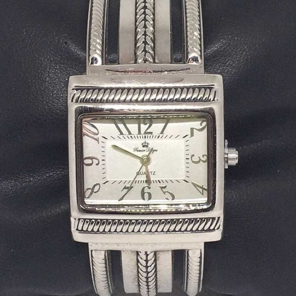 Vintage Premier Designs Hinged Watch, Working Ord… - image 1