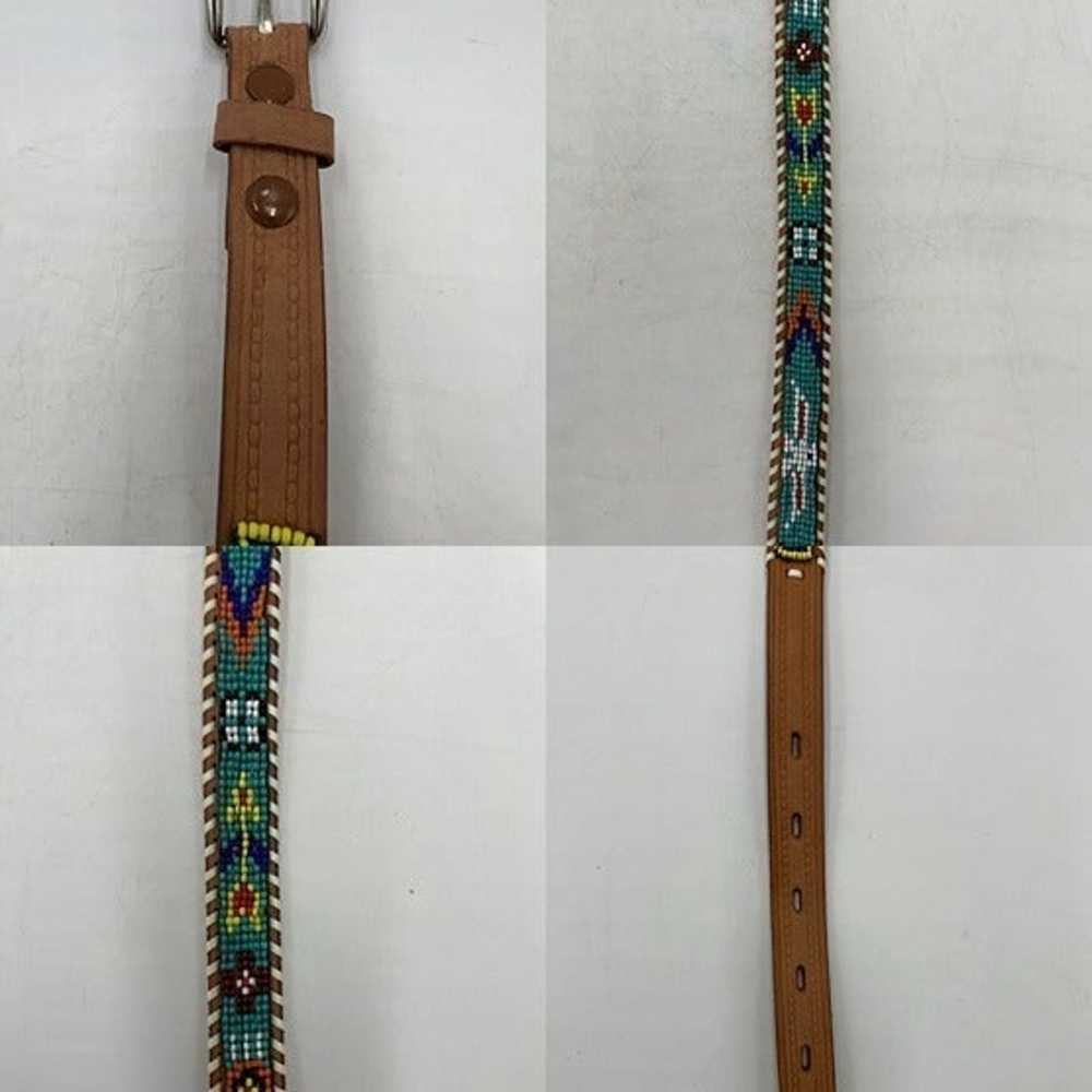 2 x 30"L x 0.75"W VTG Navajo Hand-Beaded & Laced … - image 7