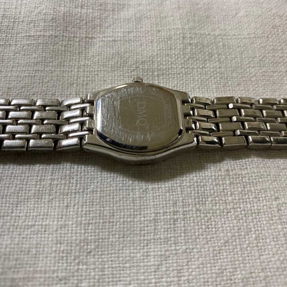 Vintage Silver DMQ Ladies Wrist Watch - image 10