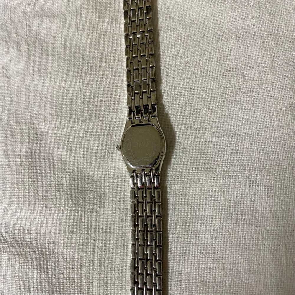 Vintage Silver DMQ Ladies Wrist Watch - image 6