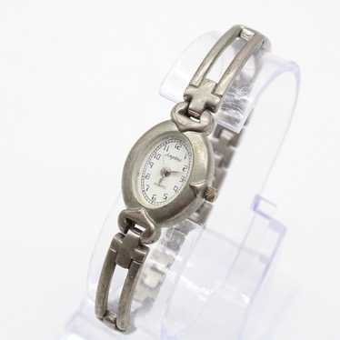 Vintage Angelina Watch Women Silver Tone Stainles… - image 1