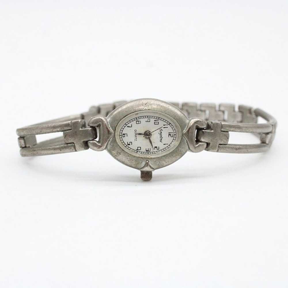 Vintage Angelina Watch Women Silver Tone Stainles… - image 5