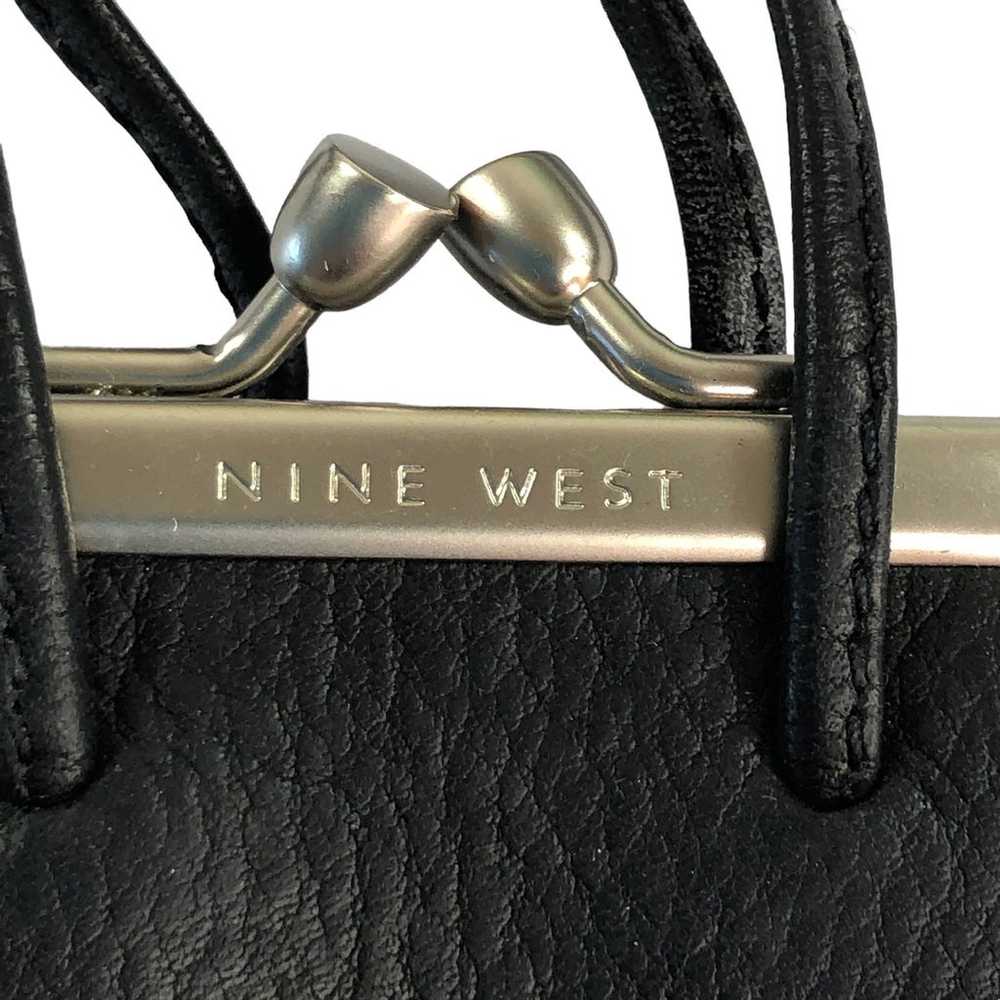 Nine West Genuine Black Leather Coin Purse Pouch … - image 3