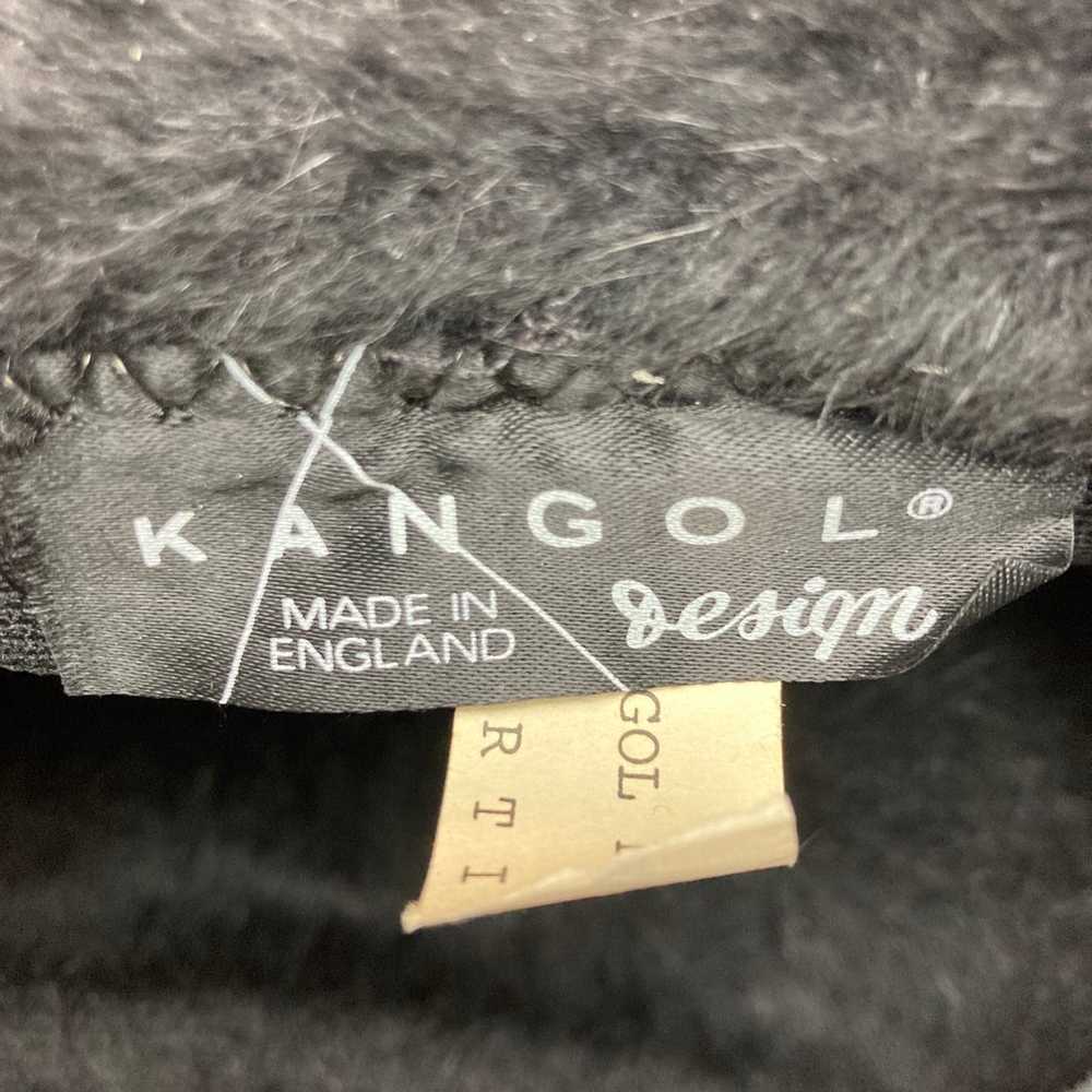 Vtg Kangol Design Black Angora Fur Winter Bucket … - image 8