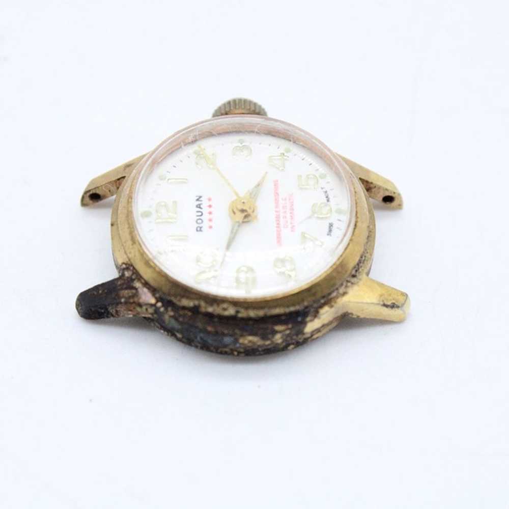Vintage ROUAN Swiss Made Watch Womens Gold Tone S… - image 5