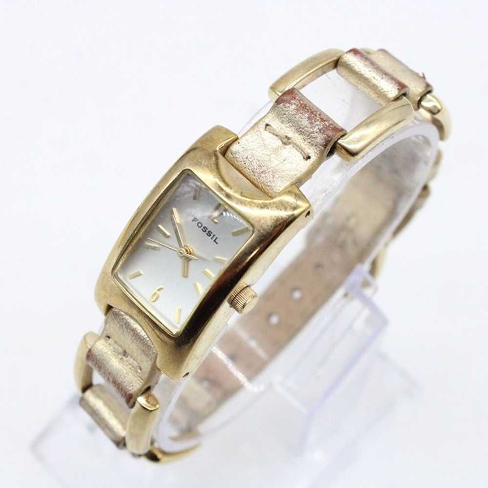 Fossil Watch Womens Gold Tone Stainless Steel Cla… - image 1