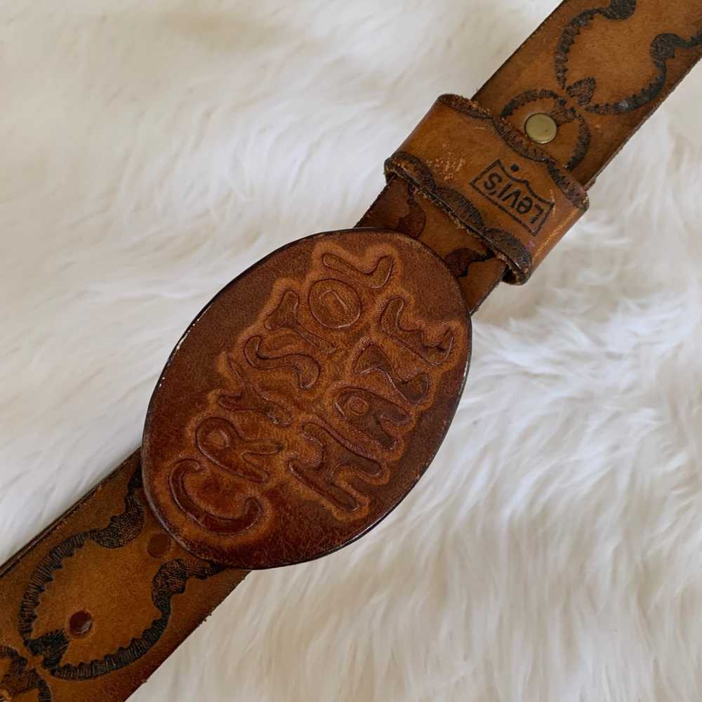 Vintage Levi’s leather belt - image 1