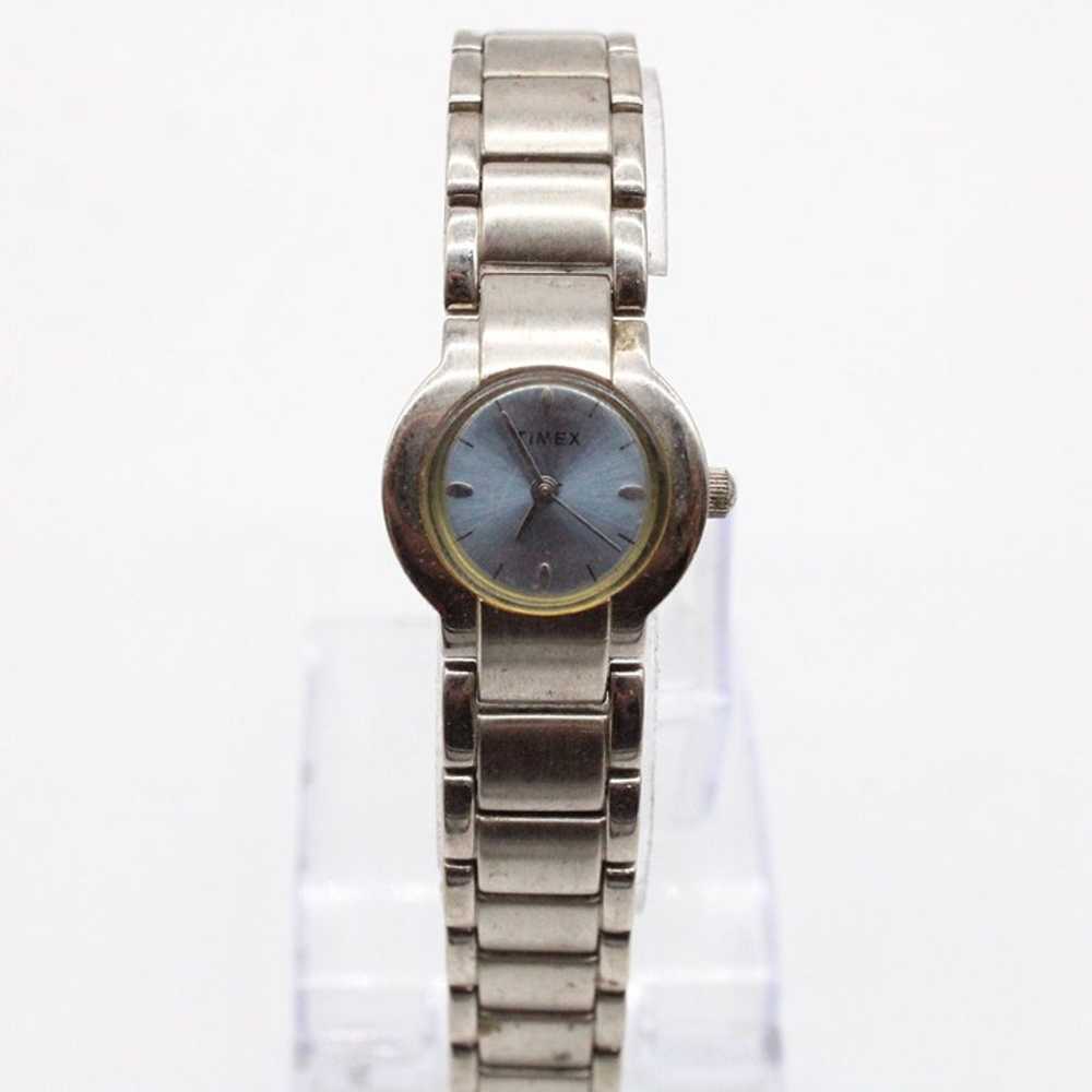 Vintage TIMEX Watch Womens Silver Tone Stainless … - image 1
