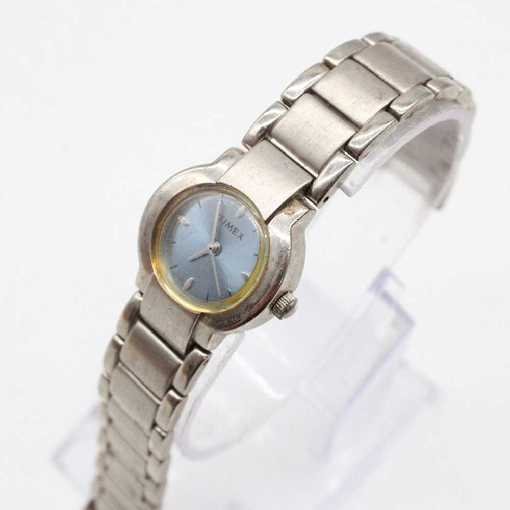 Vintage TIMEX Watch Womens Silver Tone Stainless … - image 3