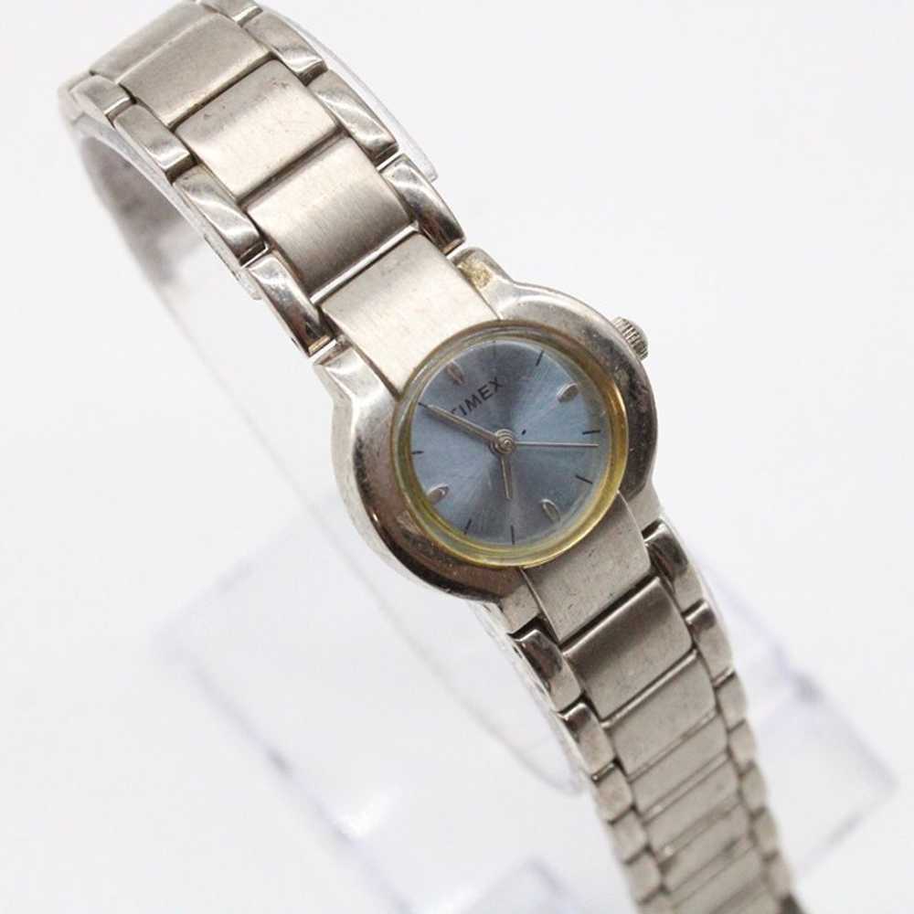 Vintage TIMEX Watch Womens Silver Tone Stainless … - image 4