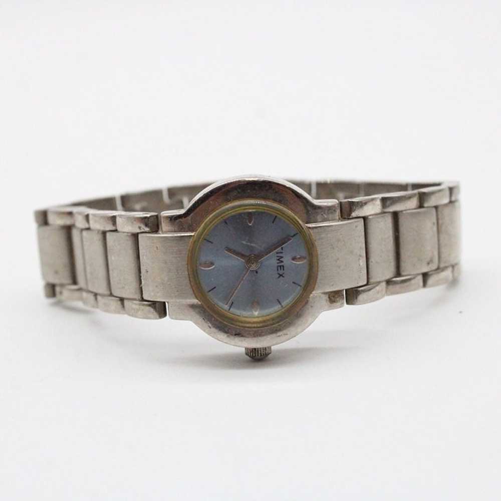 Vintage TIMEX Watch Womens Silver Tone Stainless … - image 5